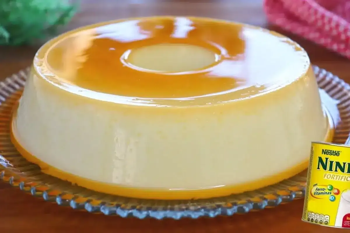 Pudim de leite em pó feito sem ir ao forno de um jeito super