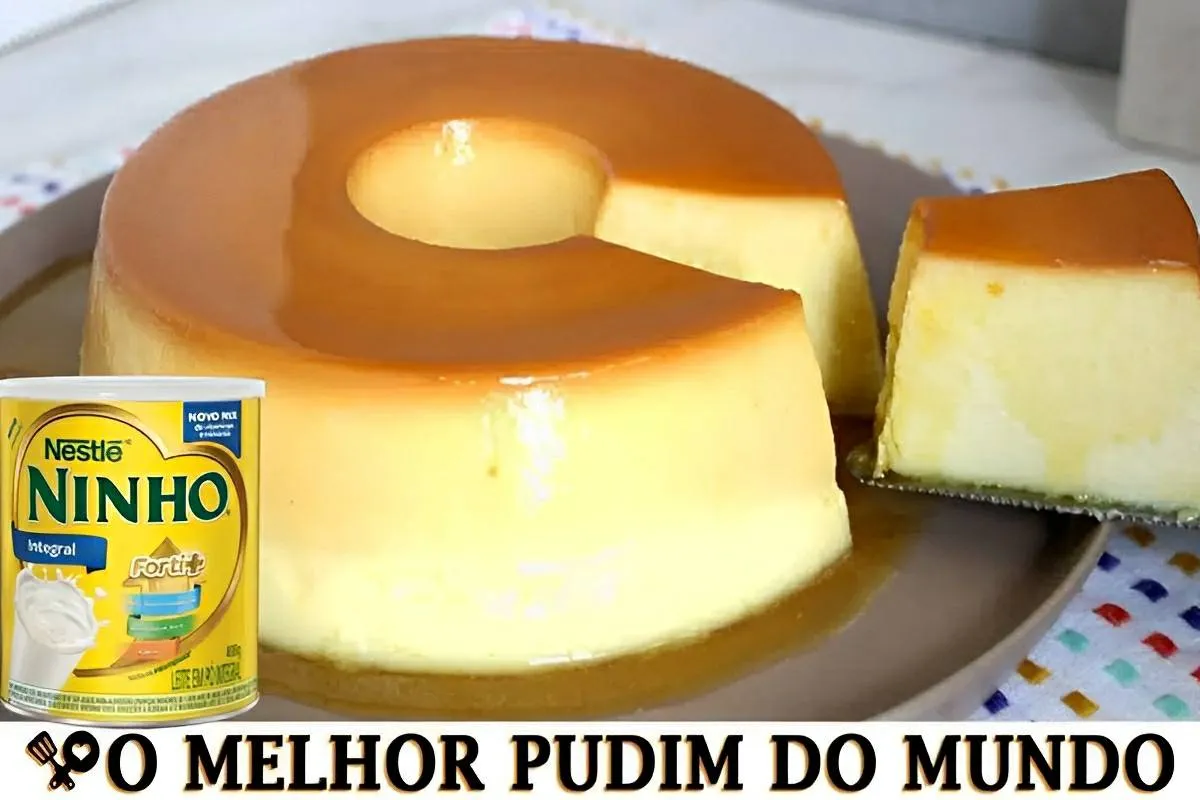 Pudim de leite em pó simples e fácil uma sobremesa deliciosa