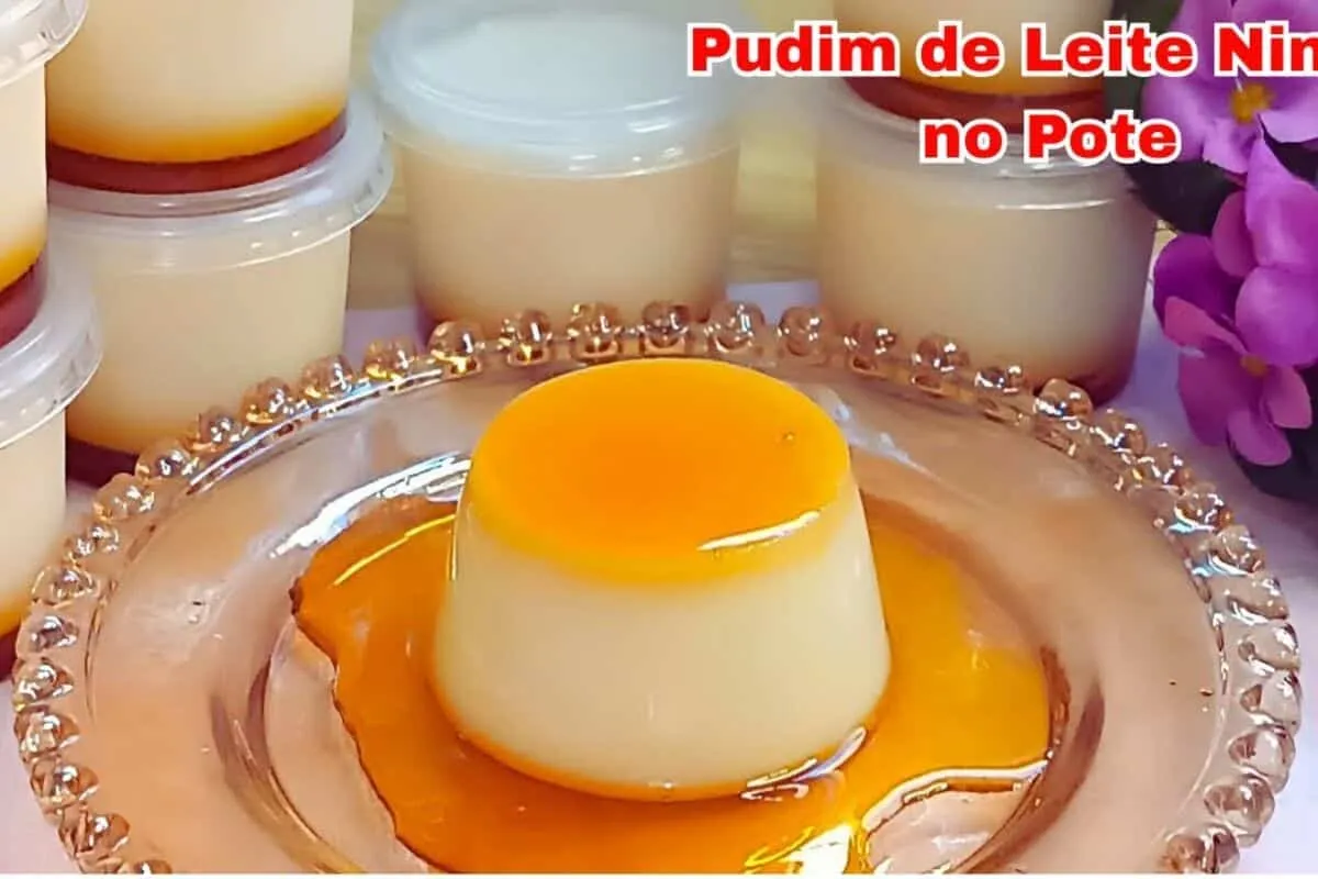 Pudim de leite Ninho sem forno e sem fogão, feito em minutos