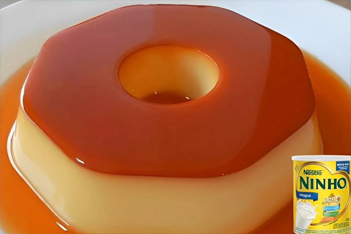 Pudim de Leite Ninho um pudim assado perfeito e delicioso co