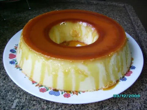 Pudim de Leite Que Não Quebra