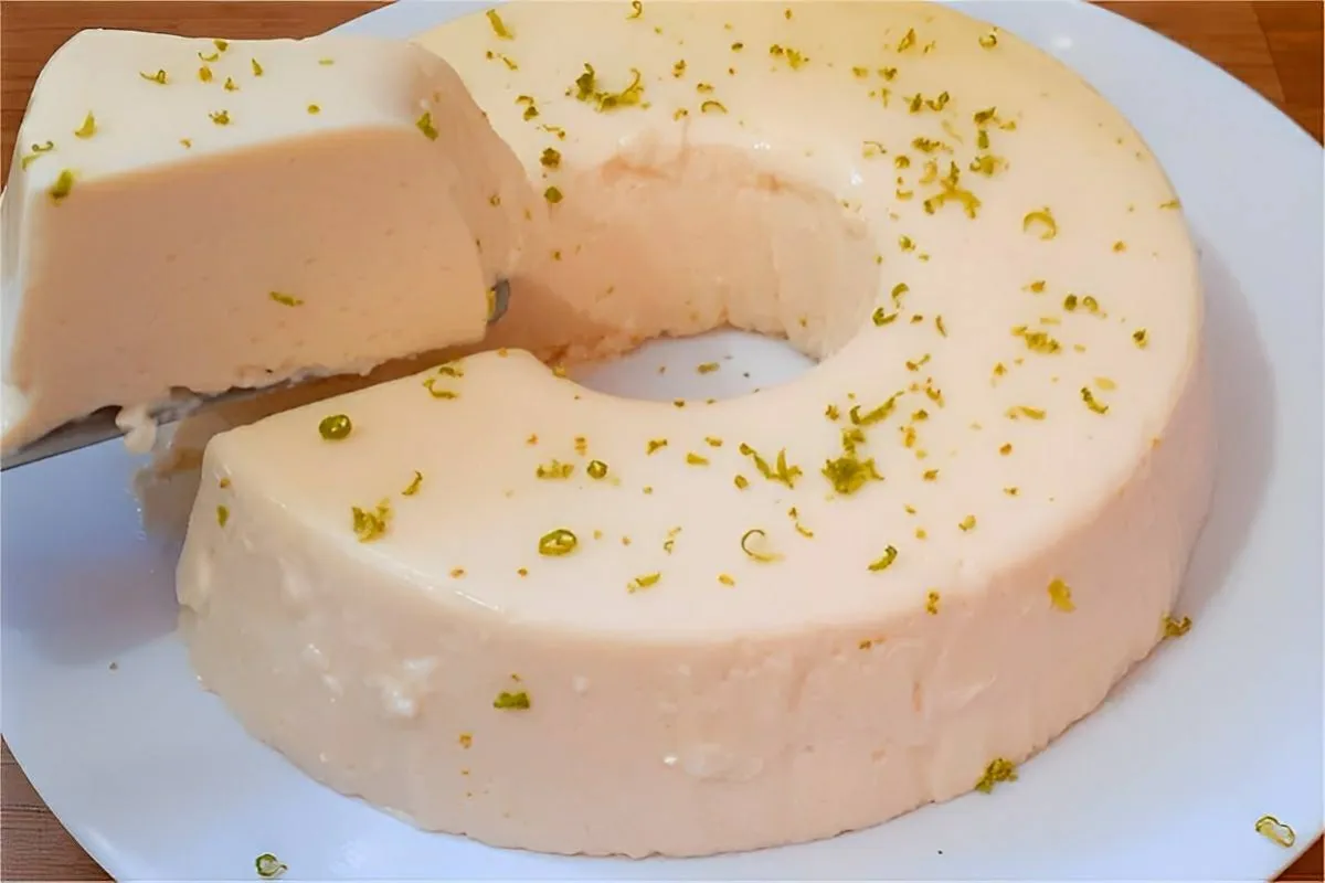 Pudim de limão de geladeira uma sobremesa fácil e rápida par