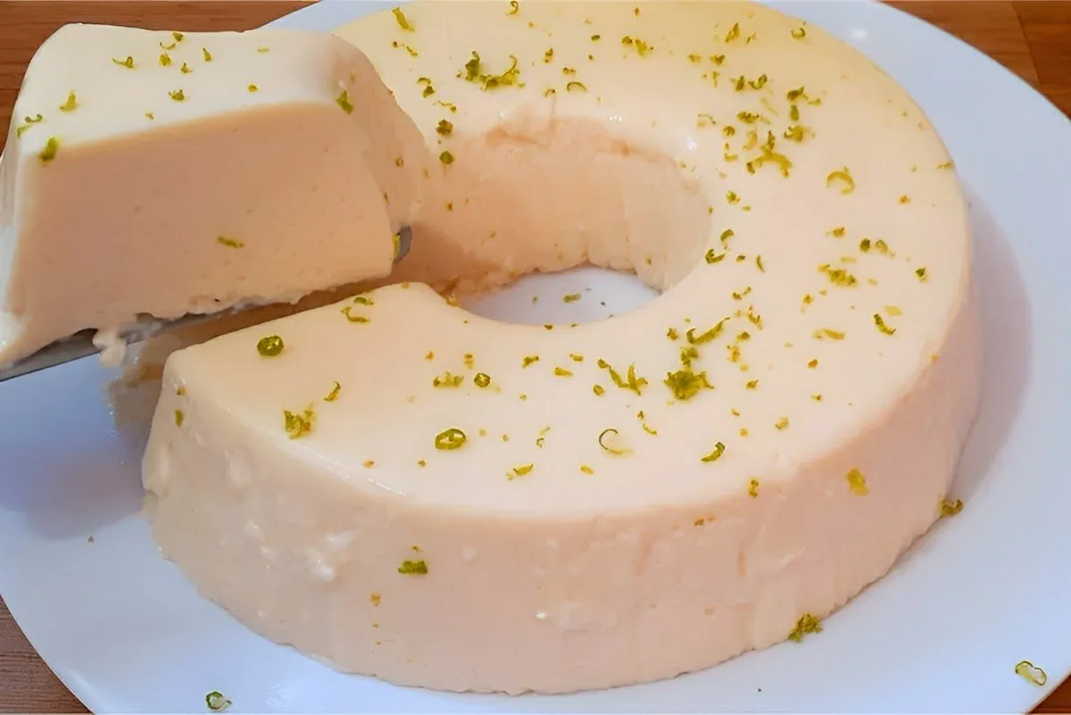 Pudim de limão fácil de liquidificador é só bater todos os i