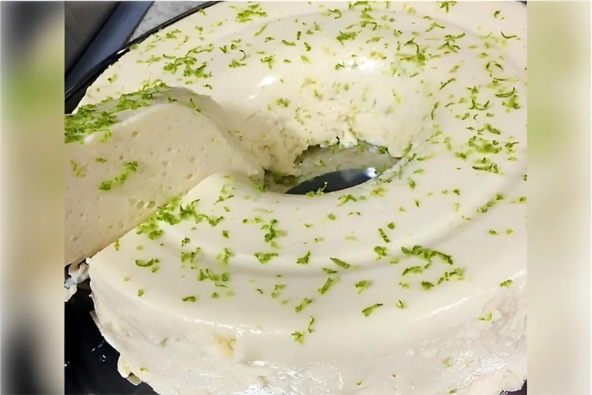 Pudim de limão que fica pronto em menos de 10 minutos uma so