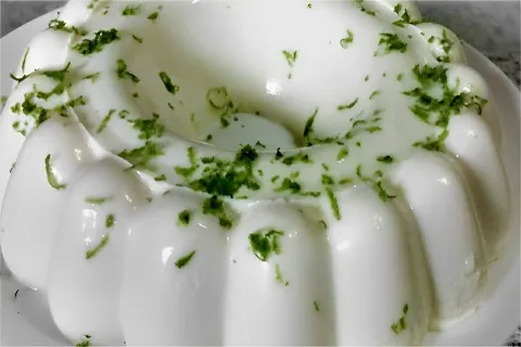 Pudim de limão sem ovos e sem forno a sobremesa perfeita par