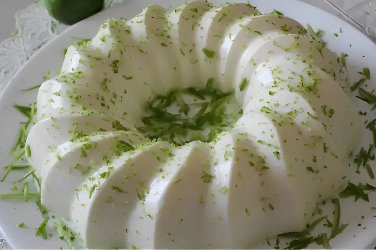 Pudim de limão sem ovos e sem forno é só bater os ingredient