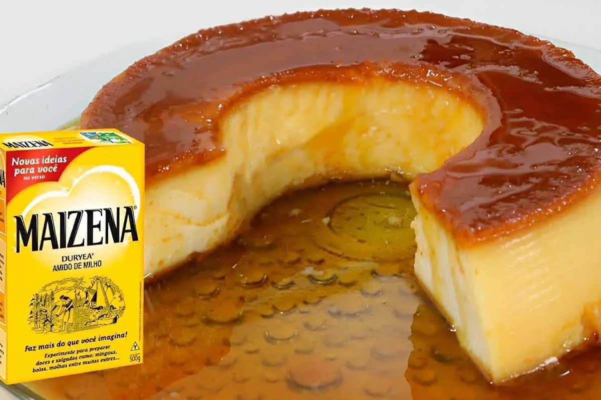 Pudim de maisena que não vai ao forno e não tem gelatina sim