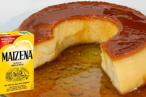 Pudim de maisena que não vai ao forno é só misturar os ingre