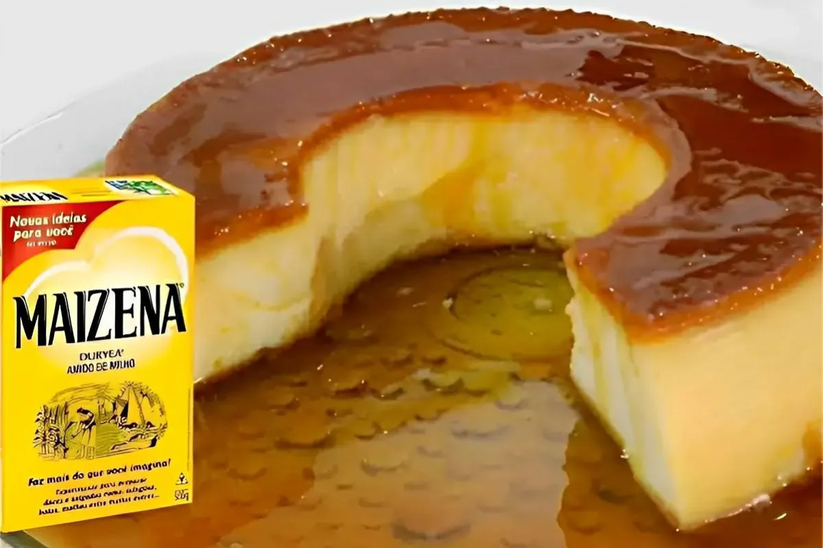 Pudim de maisena que não vai ao forno feito sem gelatina uma