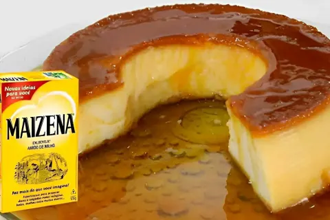 Pudim de maisena sem gelatina e sem forno uma sobremesa muit