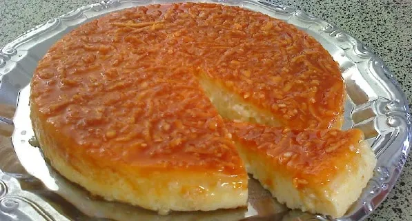 Pudim de Mandioca