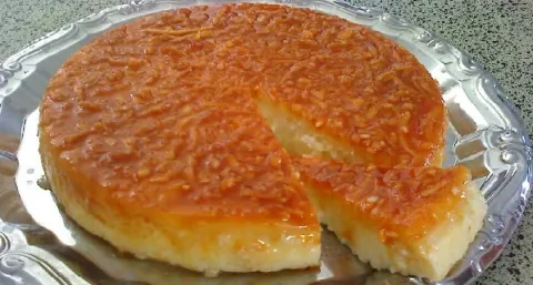 Pudim de Mandioca