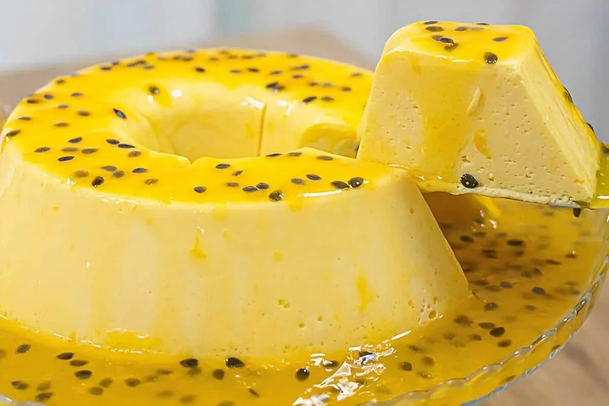 Pudim de maracujá de geladeira delicioso e perfeito para te