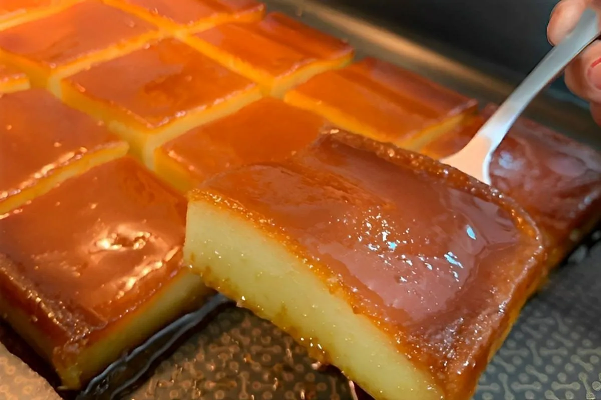 Pudim de padaria simples e prático de preparar receita que a