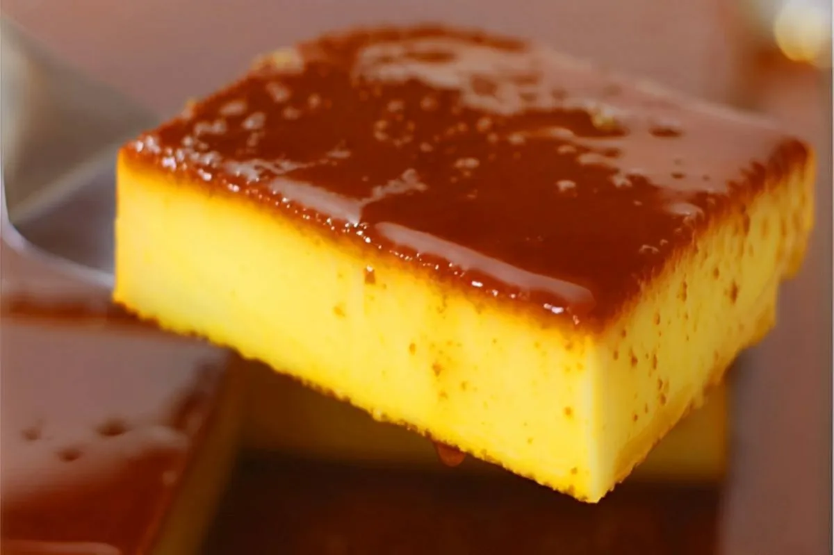 Pudim de pão amanhecido com toque de laranja delicioso fácil