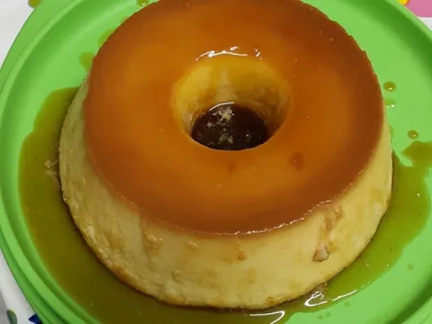 Pudim de Pão com Leite Condensado