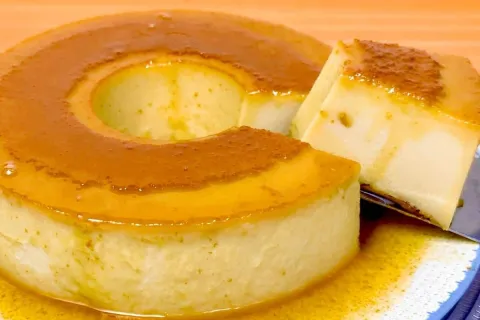 Pudim de pão sem leite condensado muito saboroso e fácil de 