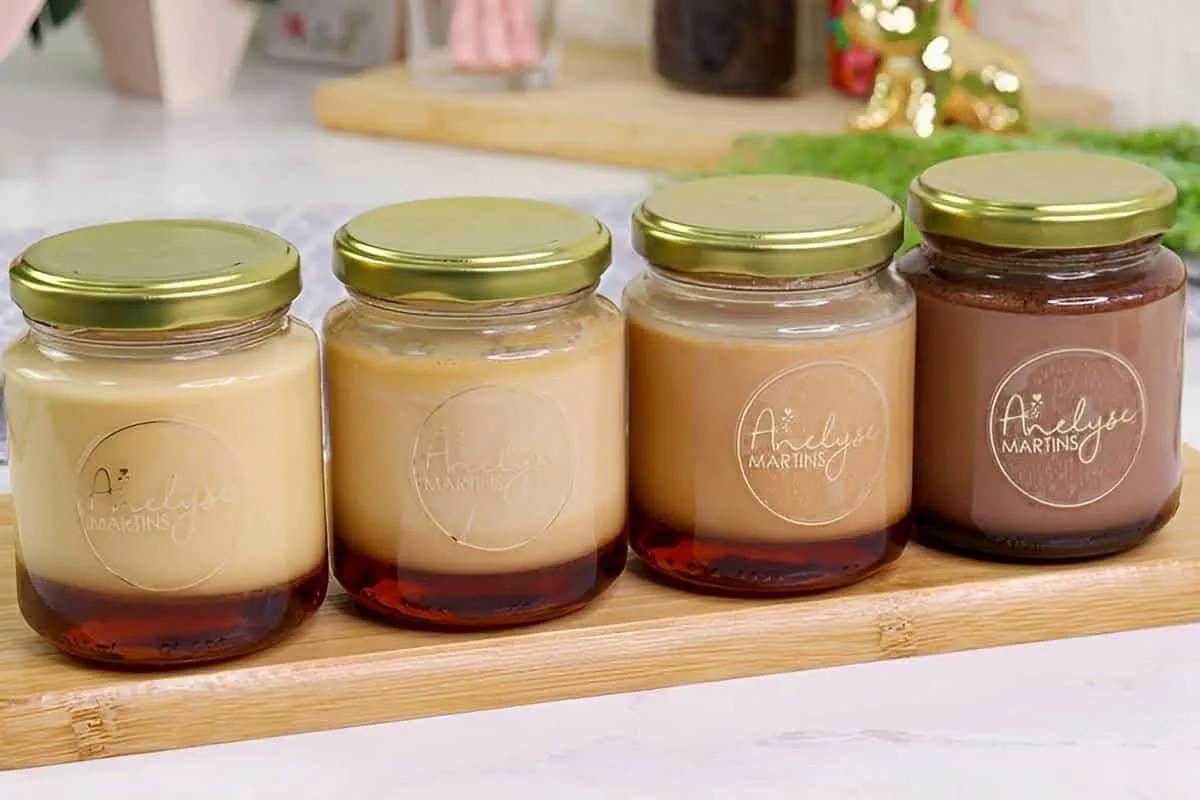 Pudim de pote na panela de pressão que fica pronto em apenas