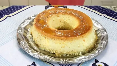 Pudim de Tapioca Flocada
