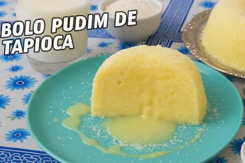 Pudim de tapioca irresistível que vai surpreender todos os c