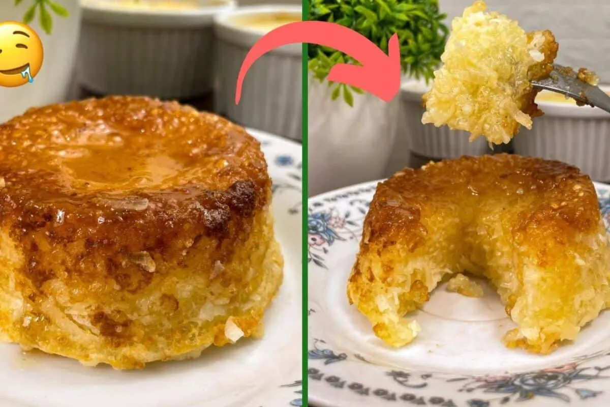 Pudim de tapioca sem leite condensado, cremoso e irresistíve