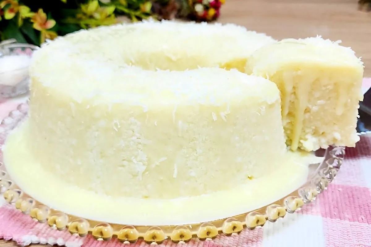 Pudim de tapioca super fácil é só misturar os ingredientes d