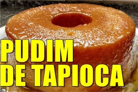 Pudim de tapioca um pudim diferente de todos que você já com