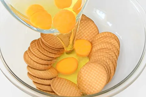 Pudim engana visita cremoso delicioso e feito com um ingredi