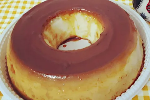 Pudim engana visita delicioso não quebra e leva um ingredien