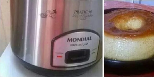 Pudim Fácil na Panela de Arroz