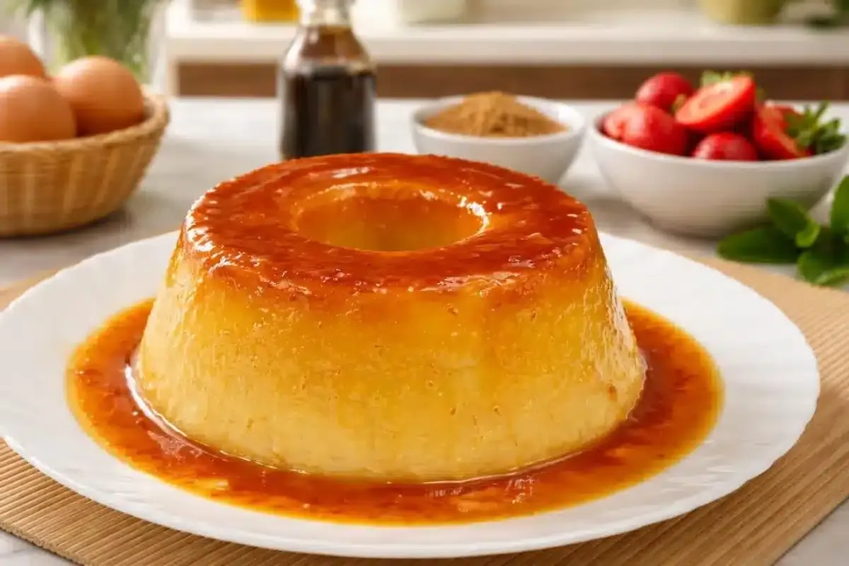 Pudim na panela de pressão, uma sobremesa maravilhosa para f