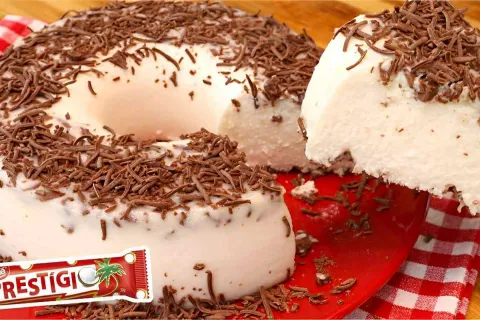 Pudim prestígio de liquidificador fácil de fazer e perfeito 