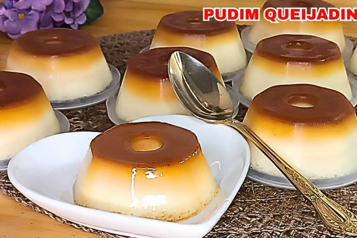 Pudim queijadinha cremoso: mistura perfeita de pudim com sab