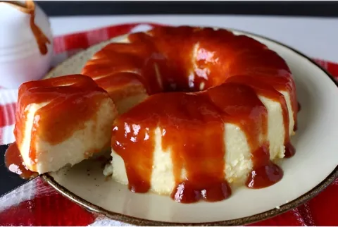 Pudim romeu e julieta um pudim de requeijão e parmesão com c