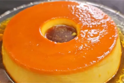 Pudim sem leite condensado e muito cremoso feito na panela e