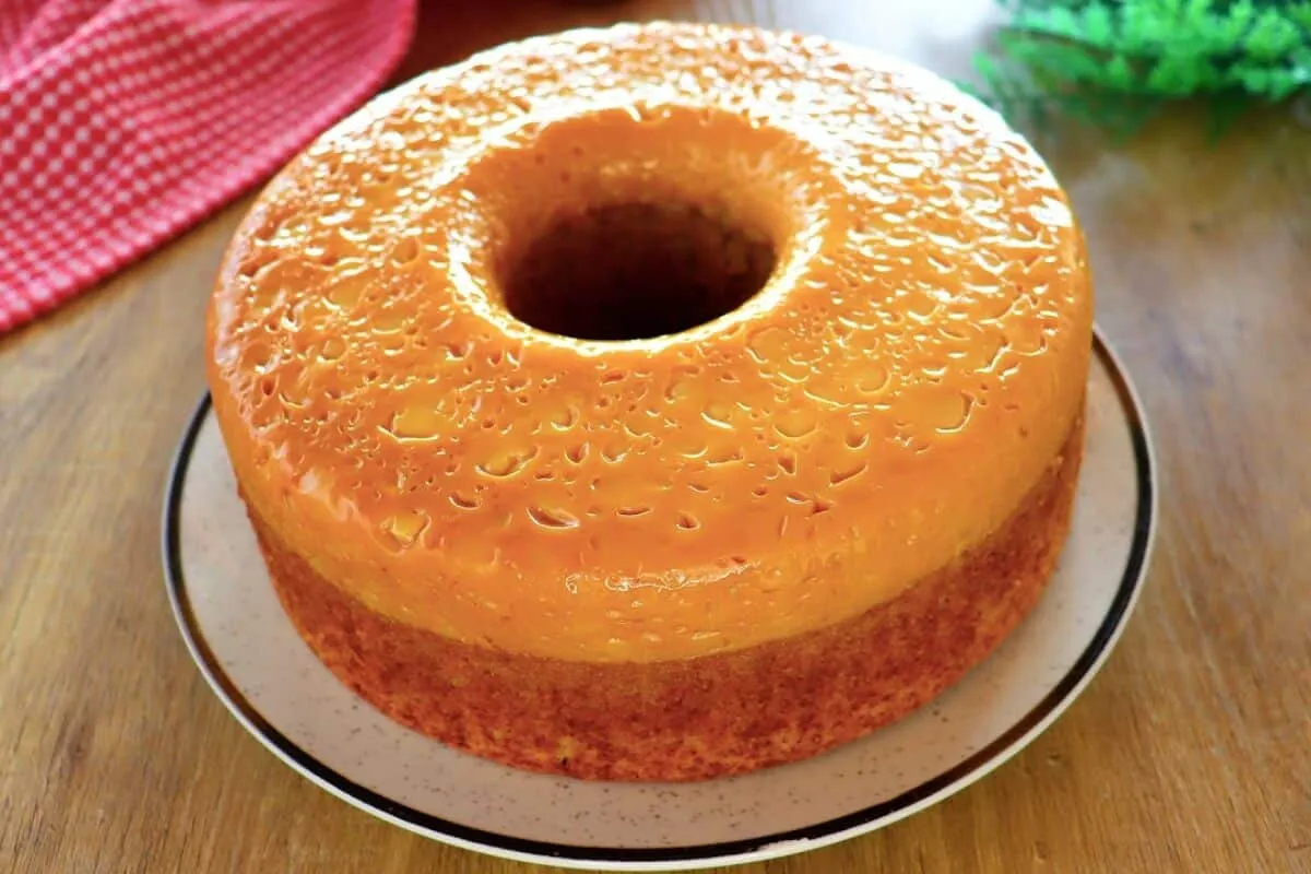 Quando faço esse bolo churros invertido aqui em casa não sob
