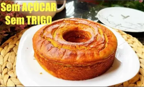 Que tal preparar um café da manhã com esse bolo saudável sem