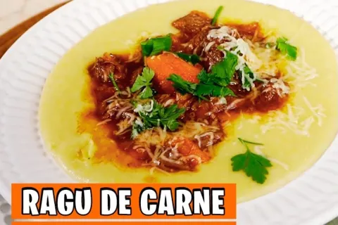 Que tal um jantar quentinho e delicioso com esse ragu de car