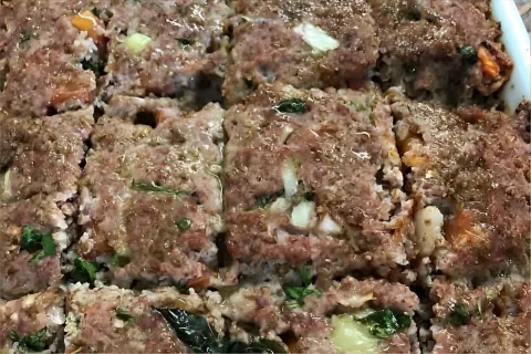 Quibe assado tradicional um prato perfeito para o almoço de 