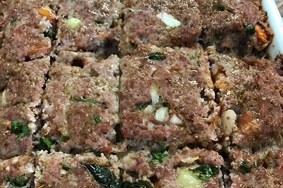 Quibe assado um quibe de carne moída simples delicioso e prá