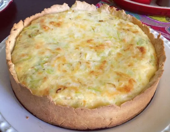 Quiche de Alho Poró