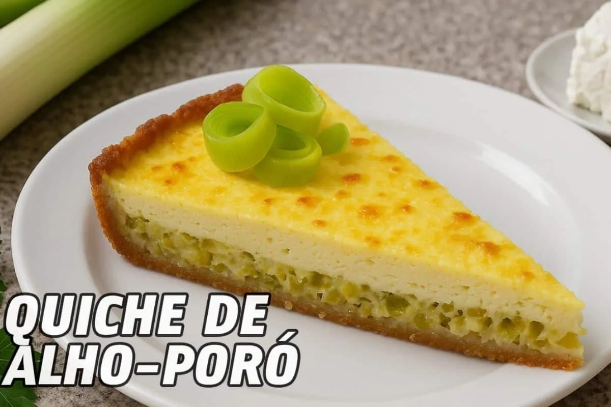 Quiche de alho poró: veja como fazer essa quiche deliciosa e super simples para o seu lanche