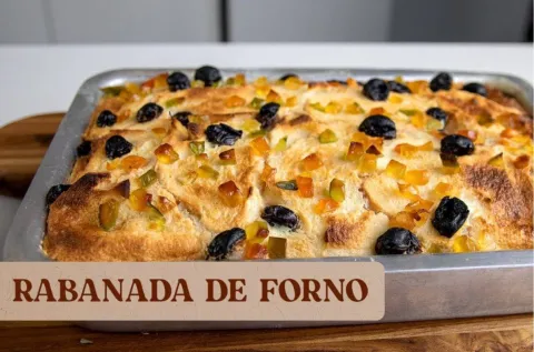 Rabanada assada no forno para o natal fica uma delícia além 