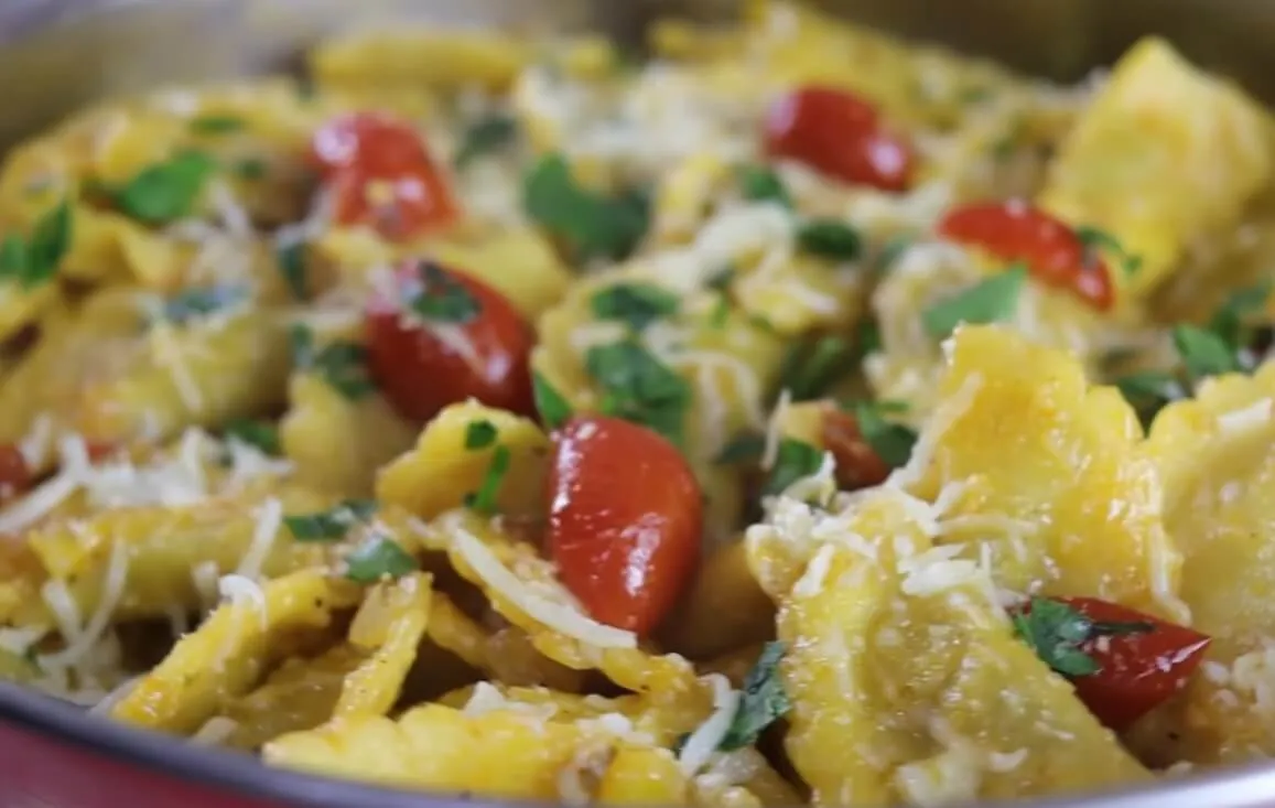 Ravioli especial recheado, pronto em 20 minutos e com sabor