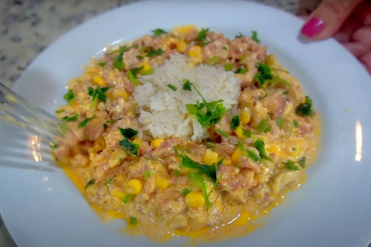 Receita com linguiça: com apenas 6 gomos fiz um almoço compl