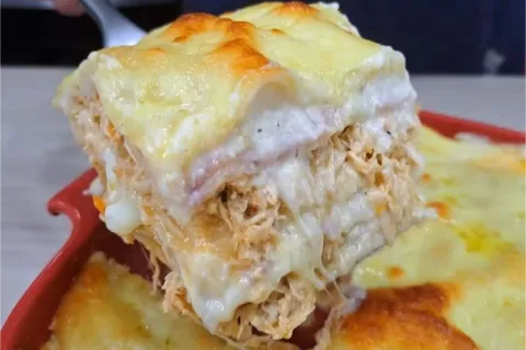 Receita da minha mãe de lasanha de frango: a mais gostosa qu