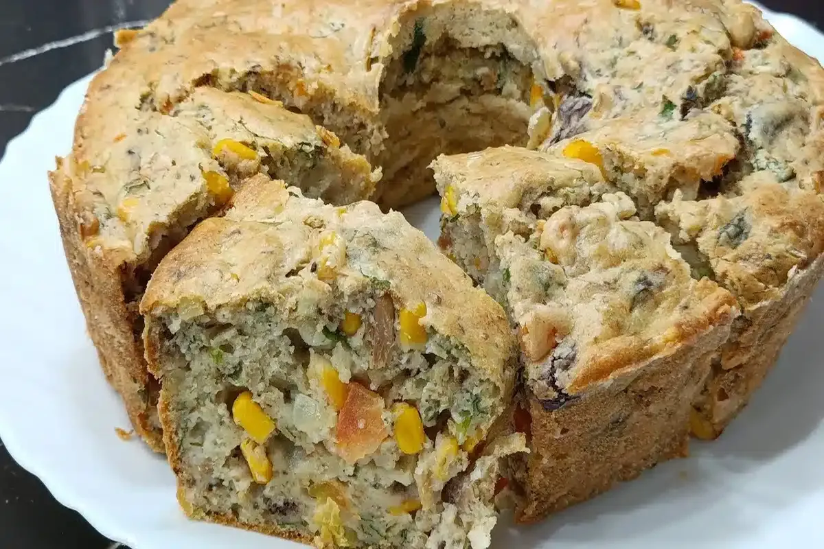 Receita de bolo salgado de sardinha ótimo para o lanche ou a