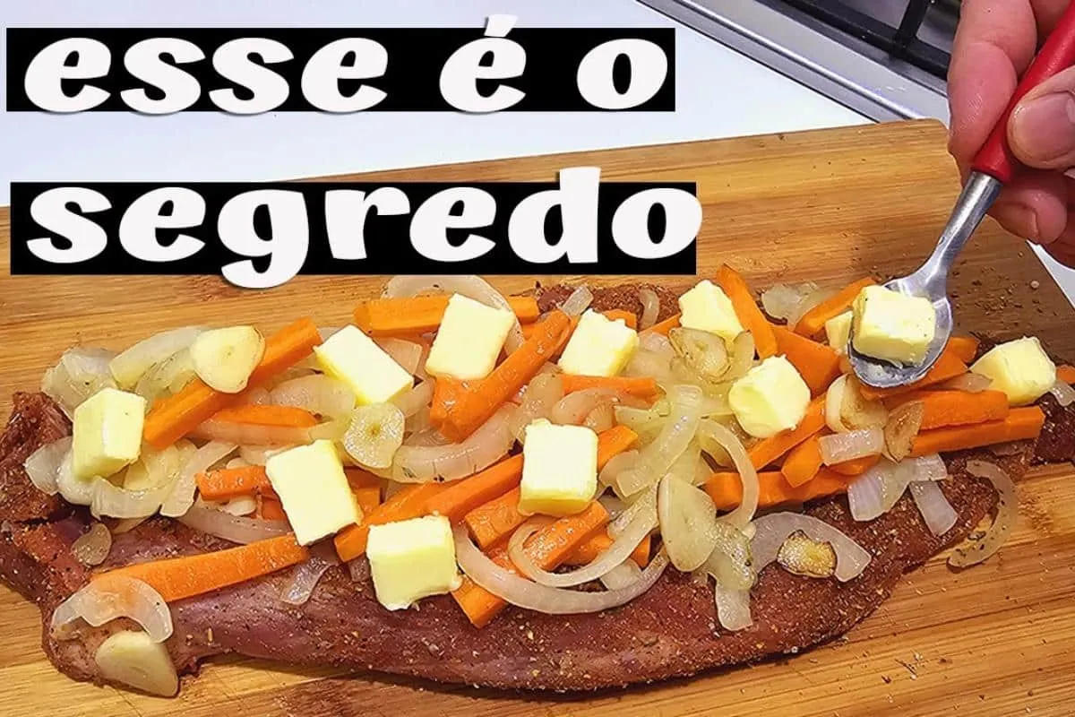 Receita de carne de porco que aprendi em um restaurante que