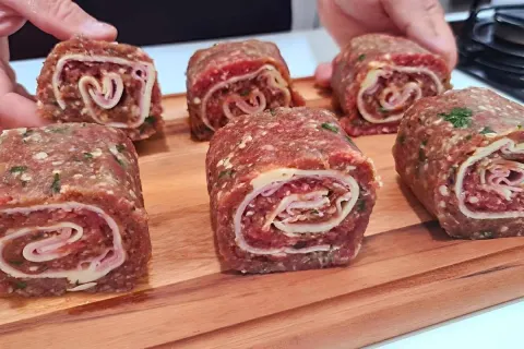 Receita de carne moída recheada perfeita para o almoço ou ja