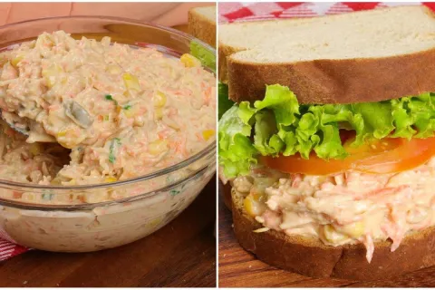 Receita de creme de frango para sanduíche natural e torradas